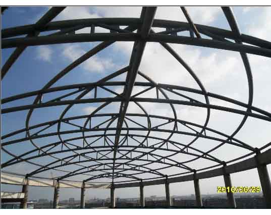海门中煤朔州宾馆管桁架工程